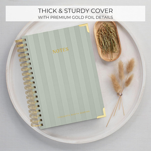 Cuaderno Espiral A4 con Logotipo Personalizado, Espiral Metálica Dorada, 150 Hojas, Cuaderno Rayado, Regalo Escolar, Venta al por Mayor de Artículos de Oficina - Product Image 6