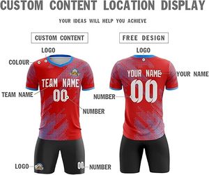 Camisetas de fútbol para niños, conjuntos de camisetas para niños, uniforme de entrenamiento de fútbol juvenil, conjunto corto deportivo de baloncesto para fanáticos - Product Image 3