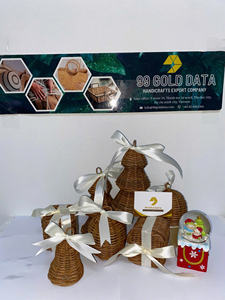 Navidad de ratán artesanal ecológica para decorar el hogar y el café Precio competitivo Adorno de ratán - Product Image 4