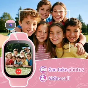 นาฬิกาสมาร์ทวอทช์สำหรับเด็กปี 2025 รุ่นใหม่ พร้อมกล้อง HD GPS ซิมการ์ด SOS Wifi <span class=keywords><strong>5G</strong></span> วิดีโอคอล ผู้ช่วยเสียงอัจฉริยะ - Product Image 3