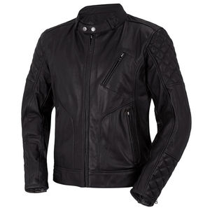 2024 hommes col montant moto veste en cuir taux de gros Logo personnalisé conception vélo course OEM entretien veste pour hommes - Product Image 1