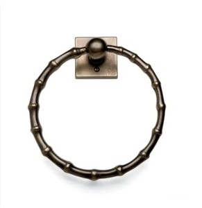 Laiton antique personnalisé anneau tirer heurtoir de porte haute qualité Satin poli moderne fer en alliage de Zinc accessoires de porte maison Garage utilisation - Product Image 3