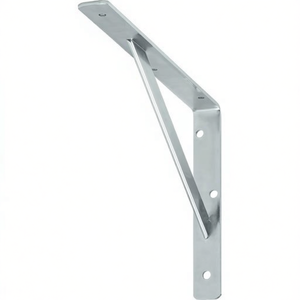 Soportes de Acero VORMANN con Capacidad de Carga de 300 kg, Longitud de 300 mm, Altura de 200 mm, Ancho de 30 mm, Grosor de 4 mm, Recubrimiento en Polvo Blanco - Product Image 3
