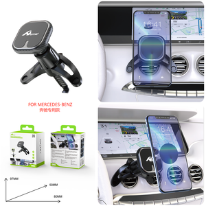 Soporte para teléfono con ventilación de aire portátil negro de la Soporte para teléfono móvil nuevo Soporte para coche Soporte para teléfono multifunción - Product Image 4