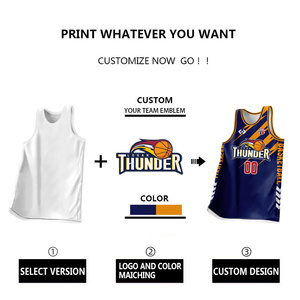 EUOKA set di uniformi della squadra di basket giovanile di ultima progettazione con stampa a sublimazione abbigliamento da basket - Product Image 6