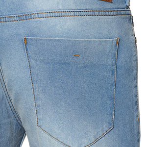Pantalon droit en denim léger pour homme Jean crayon bleu avec style déchiré Motif solide Respirant Streetwear Décontracté pour l'été - Product Image 6