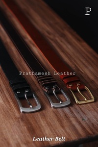 Cinturones de cuero clásicos para hombres Hebillas elegantes duraderas en varios estilos y opciones de colores Tendencia de venta a granel de alta calidad - Product Image 4