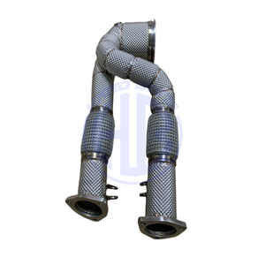 ท่อระบายไอเสียสเตนเลสสตีลอัตราการไหลสูงสำหรับรถ Audi Rs3 8V.2 Ttrs 8S(Ea855) Evo 2017 + downpips - Product Image 5