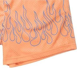 Short de plage athlétique en maille à séchage rapide pour hommes, personnalisé, vente en gros, broderie par sublimation avec poches élastiques à la taille, ensembles de style - Product Image 4