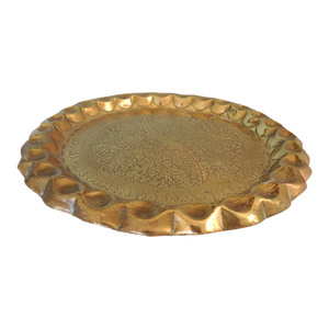 <b>Kitchen</b> Tabletop Organizer Brass Serving <b>Tray</b> Handmade Highly Polished Brass serving <b>Tray</b> Best selling products - Product Image 2