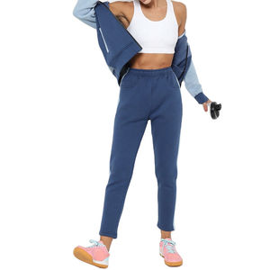 2025 ropa personalizada para mujer cómoda de algodón Tech Fleece mujer estampado personalizado chándal de gran tamaño con cremallera conjunto de dos piezas ropa de mujer - Product Image 2