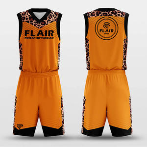 Ensemble de vêtements de basket-ball personnalisables de haute qualité pour hommes-Hauts et shorts de sport respirants avec impression numérique Plus - Product Image 4