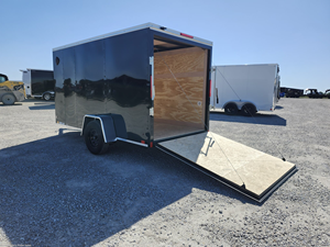 Remorque utilitaire fermée 6x12 Beta 2026, la meilleure, avec une capacité de 2990 lb, un essieu simple, une hauteur intérieure de 72 pouces et une porte à rampe pour le transport de marchandises - Product Image 3