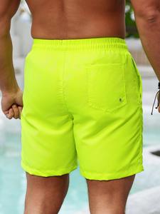 Pantalones cortos de playa de colores fluorescentes para vacaciones de verano - Product Image 3