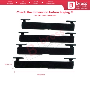 ฝาครอบช่องใส่แร็คหลังคา BSR576-1 จำนวน 4 ชิ้น ขนาด 95*12 มม. สำหรับรถยนต์ C Class W205 S205 C205 ปี 2013-2023 รุ่น 2057504100 2057504200 - Product Image 6