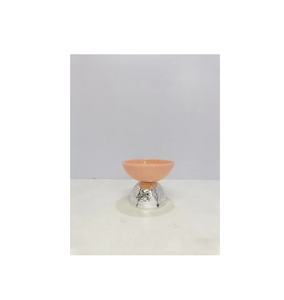 Hot Selling Resin Round Shape Salad & <b>Ice</b> <b>Cream</b> Bowl with Steel Base Polished Serving Bowl Best Quality - Product Image 1