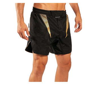 กางเกงขาสั้น MMA แบบยืดได้เองพิมพ์ลายโลโก้ตามสั่ง - Product Image 1