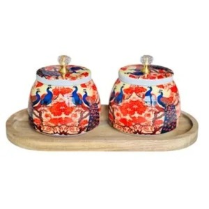 โถโลหะอินเดียทำด้วยมือพร้อมการออกแบบ Pichwai สำหรับตกแต่งของขวัญคืนงานแต่งงานของขวัญงานฝีมือชาติพันธุ์ - Product Image 2