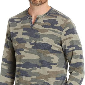 T-shirts camouflage pour hommes de qualité supérieure, légers et confortables - Polyester/coton respirant et écologique - Product Image 3