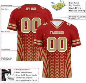 Camiseta de rugby personalizada para hombre, impresión por sublimación, tejido transpirable, talla grande, ropa de equipo, camiseta deportiva, fabricante y proveedor mayorista - Product Image 2