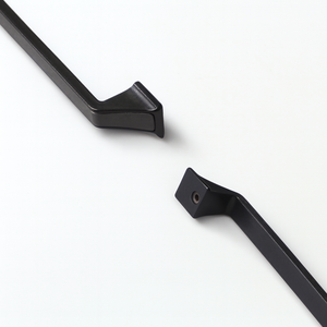 Poignée de meuble minimaliste moderne en alliage de zinc noir mat pour armoire de cuisine commode salle de bain - Product Image 5