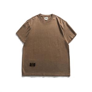 Pima – t-shirt en coton épais avec Logo personnalisé pour homme, haut de grande taille avec impression 3d en relief - Product Image 1