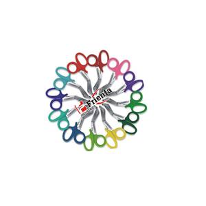 Pousse-cuticules manuel en acier inoxydable EMT de qualité supérieure, couleurs arc-en-ciel, certifié CE Classe I - Product Image 1