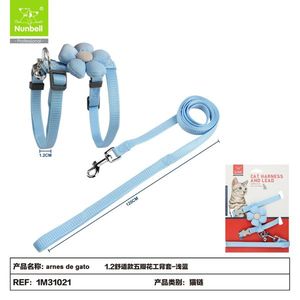 Harnais pour chat en nylon, harnais confortable pour animaux de compagnie - Product Image 1