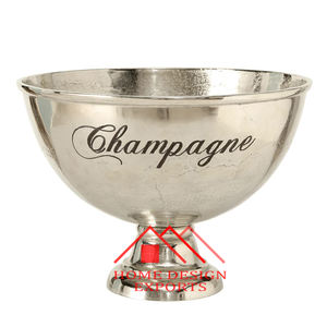 Cubo de hielo de champán de aluminio antiguo dorado con logotipo personalizado, se acepta enfriador de vino de aluminio de alta calidad, superventas - Product Image 3