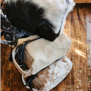 Best Selling Cowhide Fur Genuine Leather <b>Wallet</b> Small Pouches Western <b>Zip</b> Closure Cowhide Hair On Top Quality Luxury Clutch Bags - Product Image 2