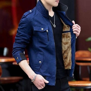 เสื้อโค้ทยีนส์มีกระดุมแบบลำลองสำหรับฤดูใบไม้ร่วงเสื้อแจ็กเก็ตผู้ชายแฟชั่นล่าสุดตามสั่ง - Product Image 3