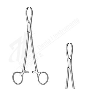 Pinces à tissus Littlewood 2-3 dents, finition mate, 190 mm de long, instruments chirurgicaux en acier inoxydable, fabricant au Pakistan - Product Image 1