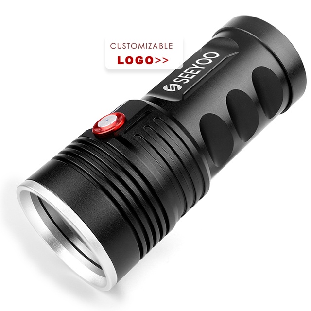Professional SY-FL7004 Wide Range 365 NM UV Aluminum Alloy IP65 LED Flashlight with High Lumen Output for Banknote Verification