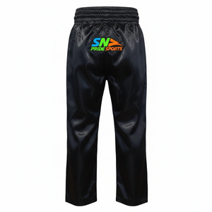 Pantalon de Muay Thai / Sur mesure / 100% Polyester avec logo personnalisé, écologique, respirant, décontracté, pour homme, effet délavé - Product Image 4