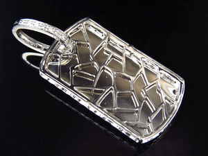 Estilo único nueva plata esterlina Iced Out Moissanite diamante imagen colgante collar personalizado Hip Hop joyería para hombres - Product Image 4