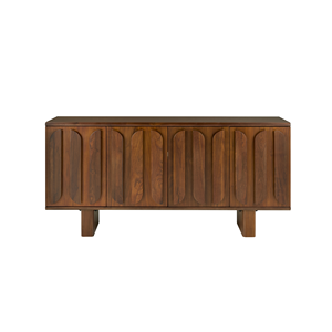 Modern Solid Wood <b>Sideboard</b> Cabinet with Multi Door Storage Minimalist Wooden Buffet Cabinet for Living Room Furniture - Product Image 1