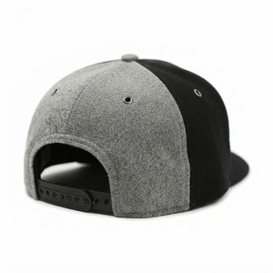 Gorra de Béisbol Trucker Unisex, 6 Paneles, Visera Plana, 100% Algodón, Tricolor Gris, Negro y Blanco, con Logotipo Personalizado del Equipo, Transpirable e Impermeable - Product Image 3