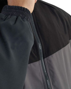 Adjustable Custom Wholesale Contrast Color Waterproof <b>Nylon</b> Lightweight Streetwear Set Jogging Zip up Tracksuit Windbreaker Set - Product Image 6