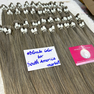 Cheveux humains de qualité supérieure en vrac Extensions de cheveux couleur mixte en vrac vietnamien Cheveux humains vierges bruts en vrac Meilleure vente - Product Image 6