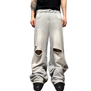 Pantalones de chándal informales antiarrugas para hombre de calidad superior con logotipo personalizado/ropa deportiva desgastada en color con los últimos diseños - Product Image 6