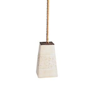 Lámpara Colgante de Terracota para Casa de Campo, Hogar Moderno, Villa y Restaurante, Luz de Techo con Brillo Blanco Cálido, Tamaños Pequeño y Mediano - Product Image 1