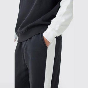 Chándales transpirables de alta calidad para hombre OEM 2025, diseño de Panel de Cuello estilo media cremallera, ropa de calle al por mayor para la temporada de invierno - Product Image 5