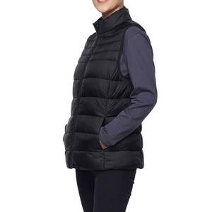 Chaleco Acolchado de Invierno para Mujer, de Alta Calidad, con Logotipo Personalizado, Transpirable, Ecológico, de Lona Lavada, 100% Poliéster, Estilo Casual - Product Image 2