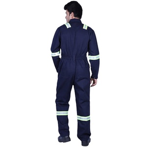 Nouvelle qualité supérieure électricien ingénierie uniforme vêtements de travail bleu vêtements veste et pantalon avec design personnalisé 100% Polyester - Product Image 2