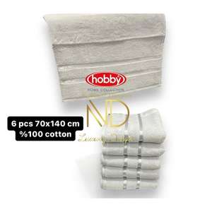 Dolce ชุดผ้าเช็ดตัว6ชิ้นขนาด70x140สีฟ้าอ่อนคอลเล็คชั่นอดิเรก - Product Image 1