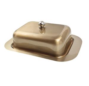 Beurrier en métal multifonctionnel avec joint hermétique, garde le beurre frais et sans odeur, rangement au réfrigérateur - Product Image 1