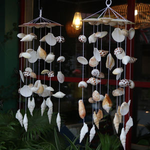 Vente en gros de carillons décoratifs à partir de coquillages naturels Carillon de coquillages le plus vendu pour la décoration intérieure - Product Image 6