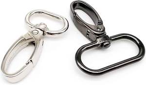 Fermoir à ressort pivotant en métal pour sac, sac à main et bandoulière, boucle à déclenchement, clip, mousqueton pour la vente en gros - Product Image 4