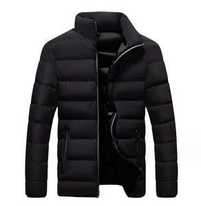 Veste d'hiver confortable pour hommes avec col montant Vêtements de style bombardier isolés en polaire extérieure de haute qualité - Product Image 4