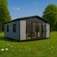 Casa Modular Moderna Prefabricada con Estructura Resistente al Viento y Techo Plano, Entrega Rápida de Fábrica Propia